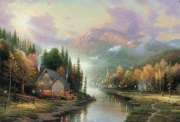 truth rescued time Painting - Simpler Times I Thomas Kinkade